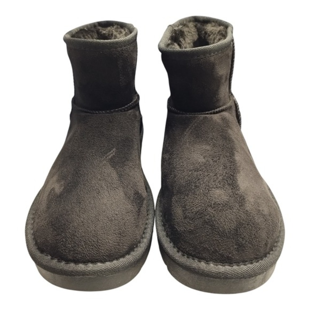 Cushionaire Mini Winter Boots Womens Size 10 Black Synthetic Memory Foam Pull On